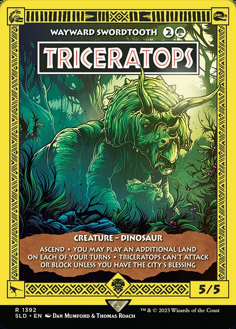 SLD: Triceratops - Wayward Swordtooth