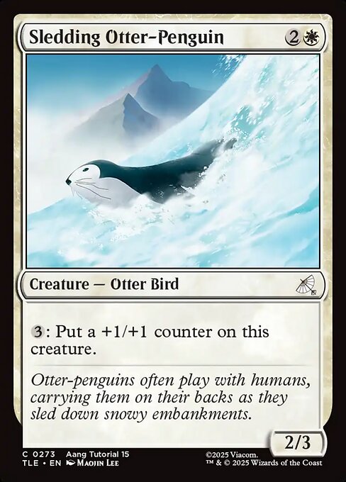 TLE: Sledding Otter-Penguin (0273)