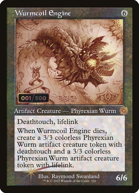 BRR: Wurmcoil Engine (Schematic) (Serial Numbered) (Foil)