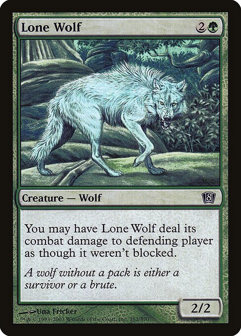 8ED: Lone Wolf (Foil)