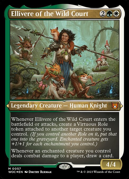 WOC: Ellivere of the Wild Court (Display Commander) - Thick Stock