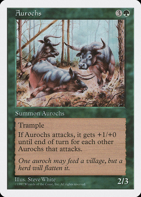 5ED: Aurochs