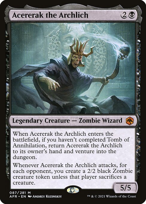 AFR: Acererak the Archlich (Foil)