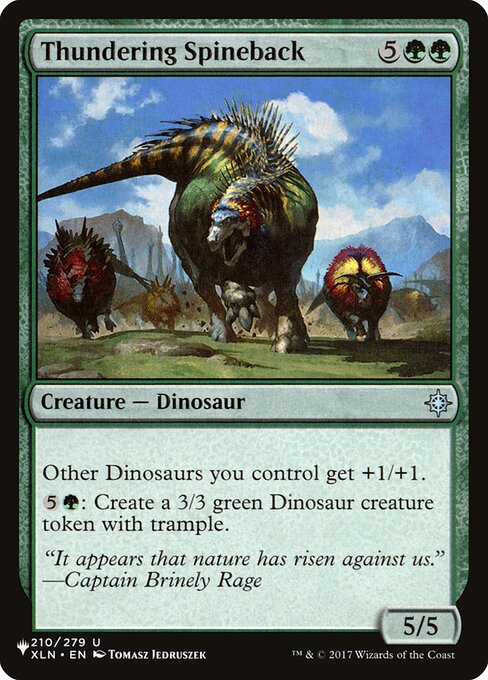 PLST: Thundering Spineback