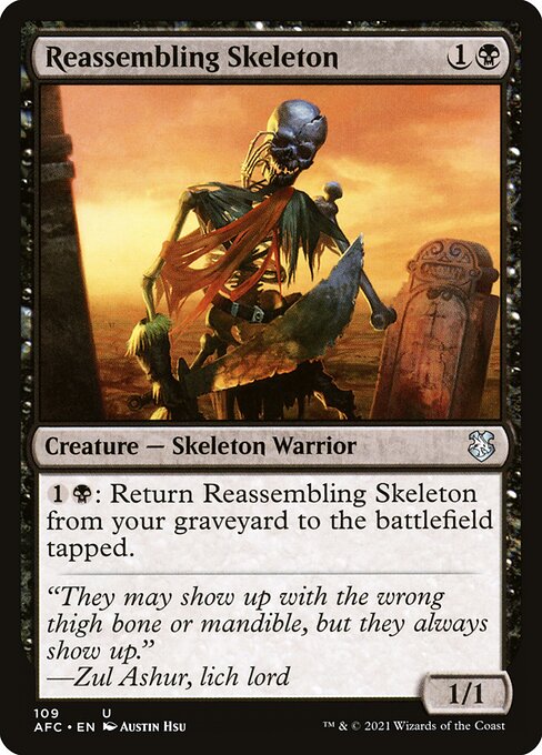 AFC: Reassembling Skeleton