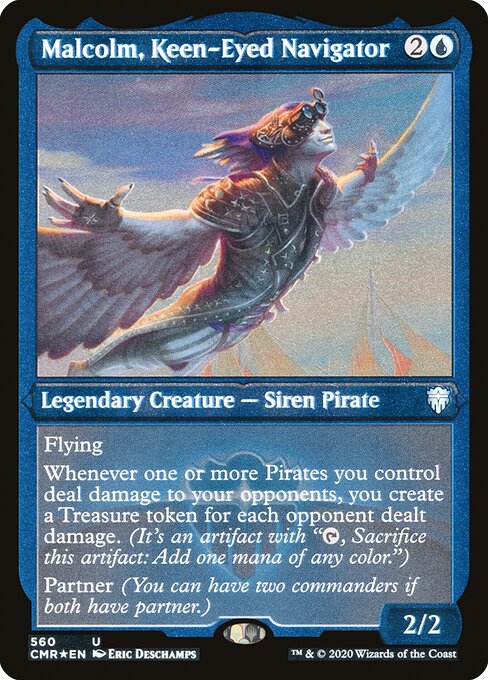 CMR: Malcolm, Keen-Eyed Navigator (Foil Etched)