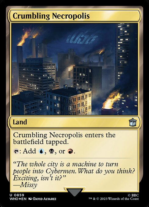 WHO: Crumbling Necropolis (Surge Foil)