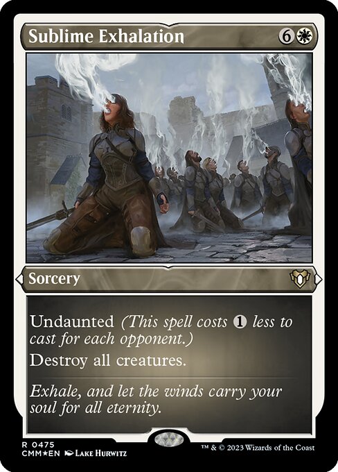 CMM: Sublime Exhalation (Foil Etched)