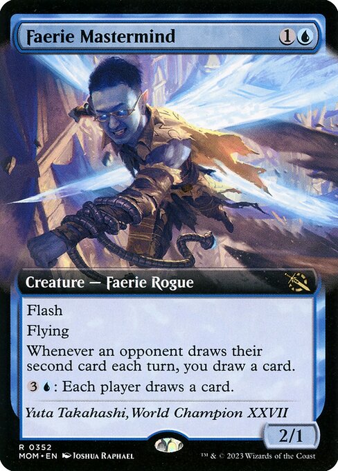 MOM: Faerie Mastermind (Extended Art) (Foil)