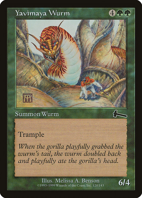 ULG: Yavimaya Wurm (Foil)