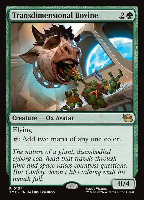 TMT: Transdimensional Bovine