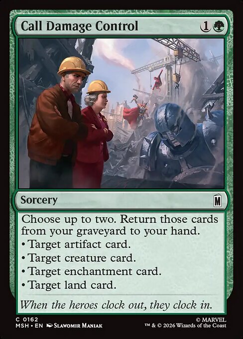 MSH: Call Damage Control (Foil)