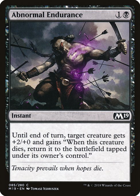 M19: Abnormal Endurance