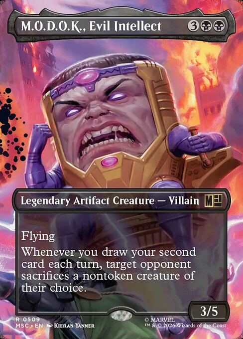 MSC: M.O.D.O.K., Evil Intellect (Borderless)