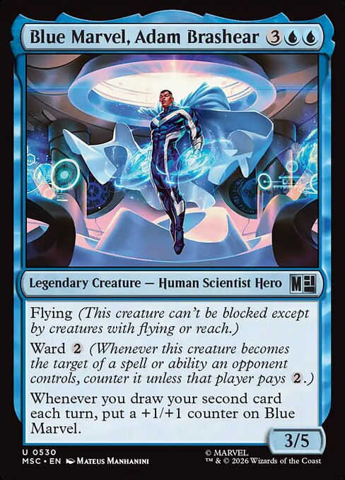 MSC: Blue Marvel, Adam Brashear