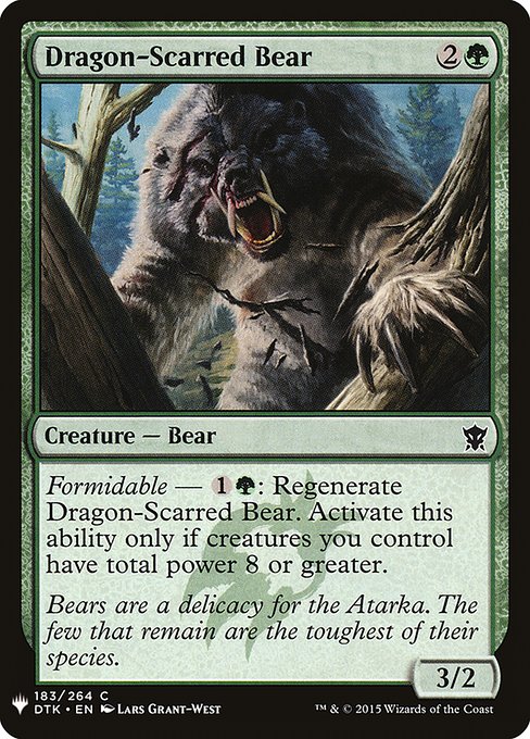 PLST: Dragon-Scarred Bear