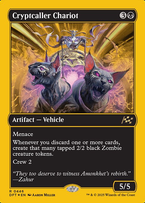 DFT: Cryptcaller Chariot (First-Place Foil)