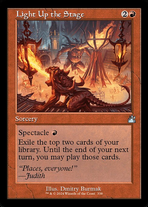 RVR: Light Up the Stage (Retro Frame) (Foil)