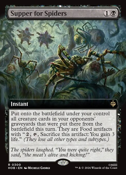 HOB: Supper for Spiders (Extended Art)