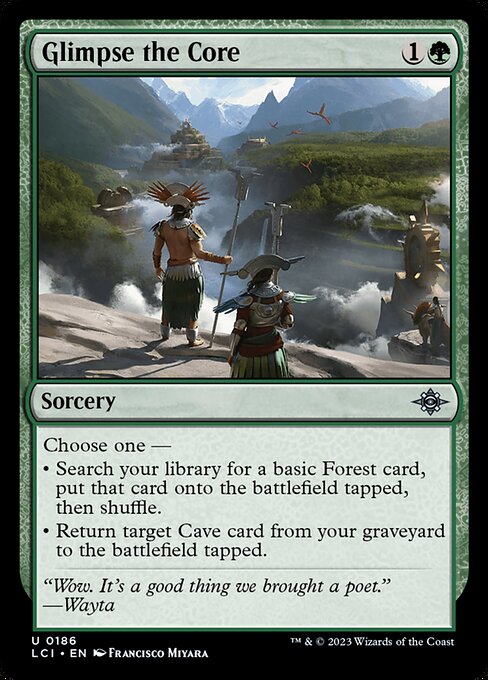 LCI: Glimpse the Core
