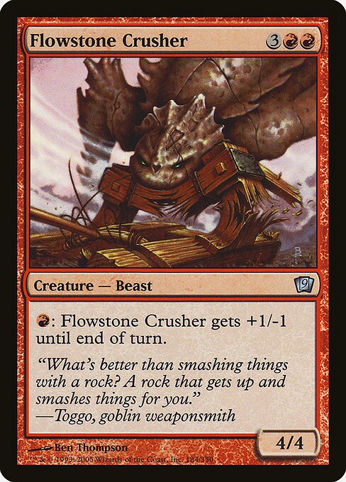 9ED: Flowstone Crusher (Foil)