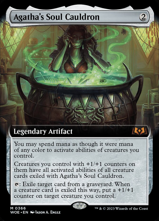 Agatha's Soul Cauldron (Extended Art) [Foil] :: WOE