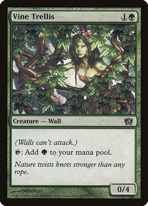 8ED: Vine Trellis (Foil)