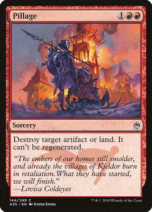 A25: Pillage (Foil)