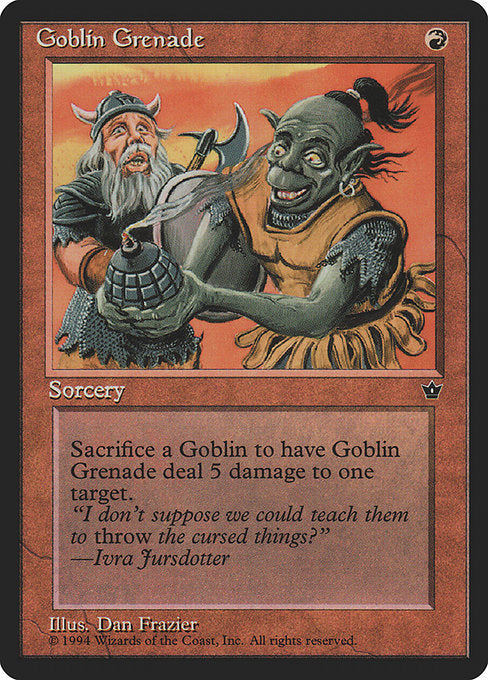 FEM: Goblin Grenade (Frazier)