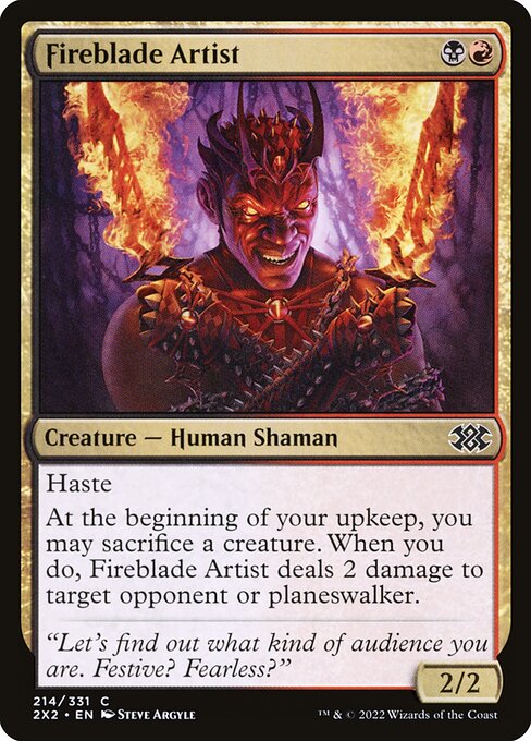 2X2: Fireblade Artist (Foil)