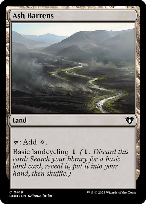 CMM: Ash Barrens (Foil)