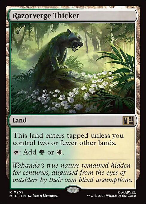 MSC: Razorverge Thicket