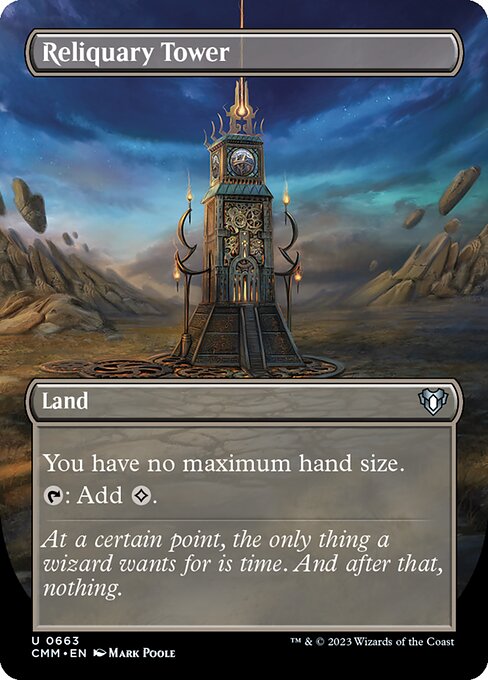 CMM: Reliquary Tower (Borderless) (Foil)