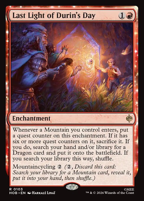 HOB: Last Light of Durin's Day (Foil)