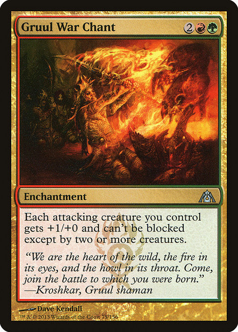 DGM: Gruul War Chant (Foil)