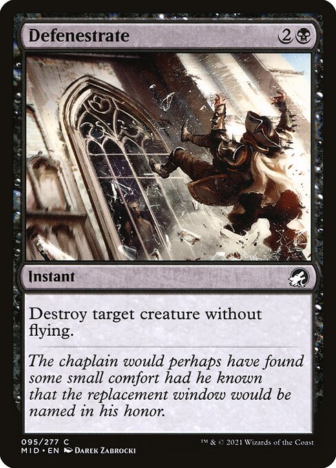 MID: Defenestrate (Foil)