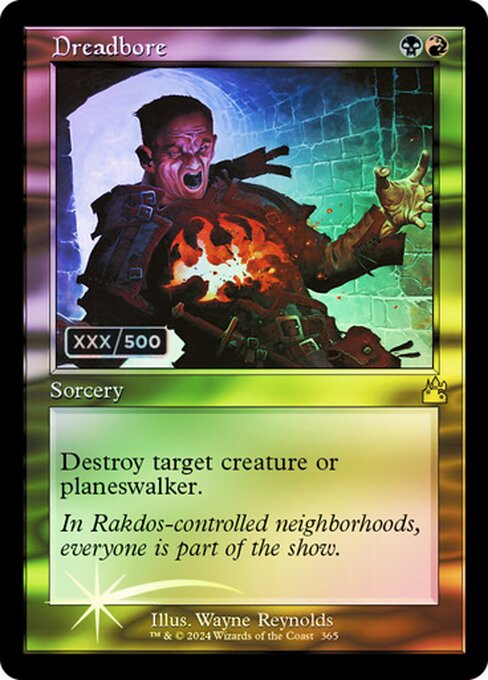 RVR: Dreadbore (Retro Frame) (Serial Numbered) (Foil)