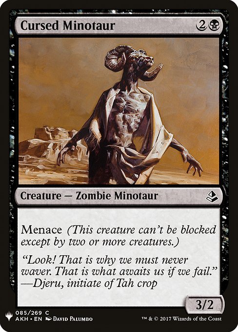 PLST: Cursed Minotaur
