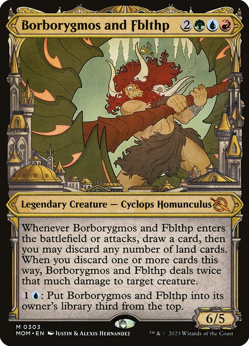MOM: Borborygmos and Fblthp (Showcase) (Foil)