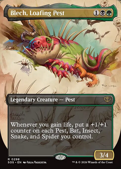 SOS: Blech, Loafing Pest (Borderless) (Foil)