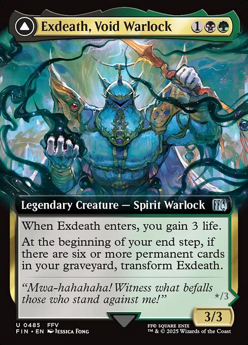 FIN: Exdeath, Void Warlock (Extended Art)