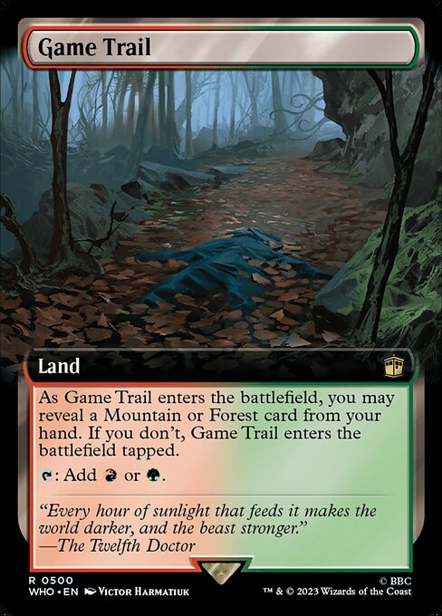 WHO: Game Trail (Extended Art)