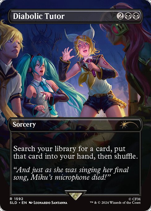SLD: Diabolic Tutor (1592) (Foil)
