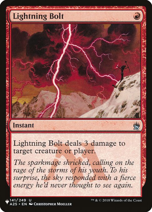 PLST: Lightning Bolt (A25)