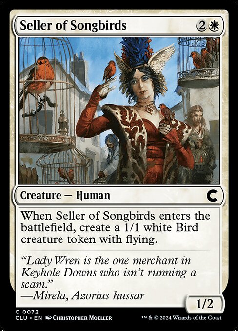 CLU: Seller of Songbirds