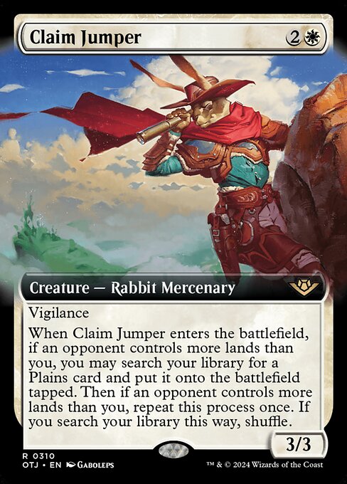 OTJ: Claim Jumper (Extended Art) (Foil)