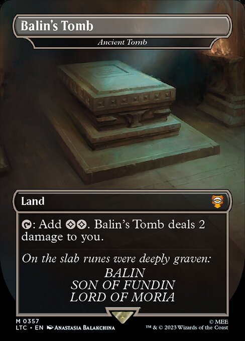 LTC: Balin's Tomb - Ancient Tomb (Foil)