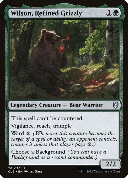 CLB: Wilson, Refined Grizzly