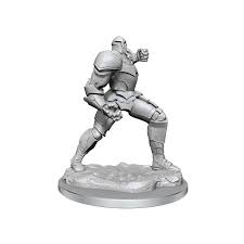 D&D Critical Role Unpainted Miniatures: Platinum Golem