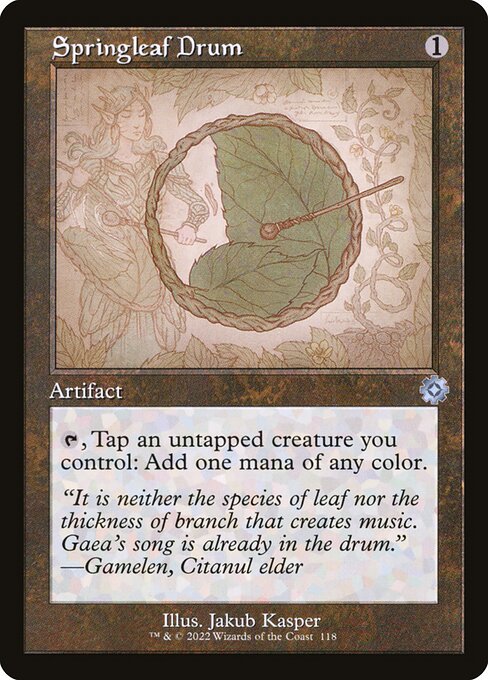 BRR: Springleaf Drum (Schematic) (Foil)